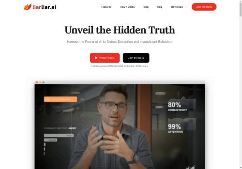 LiarLiar.ai - AI Lie Detector & Heart Rate Monitor LiarLiar.ai - AI Lie Detector & Heart Rate Monitor