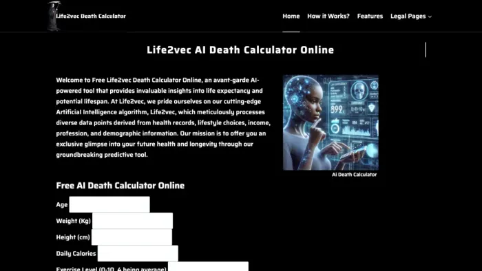 Life2vec Death Calculator Life2vec Death Calculator