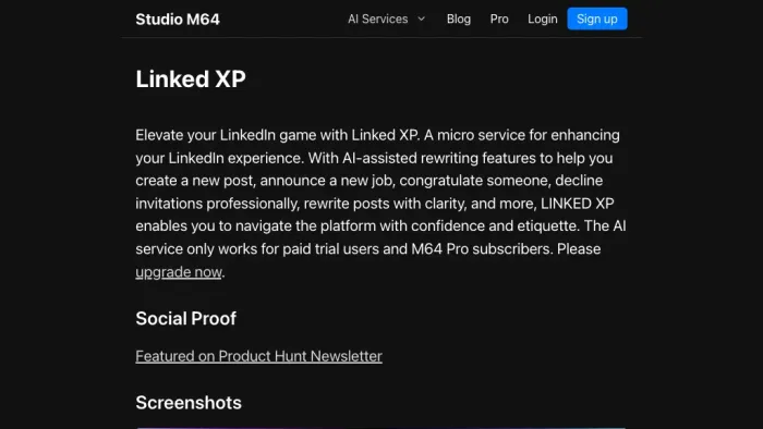Linked XP Linked XP