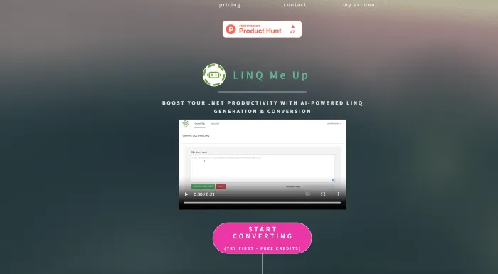 LINQ Me Up LINQ Me Up