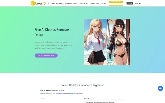 AI Clothes Remover By Live3D AI Clothes Remover By Live3D