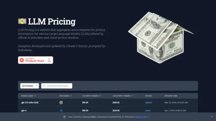 LLM Pricing LLM Pricing