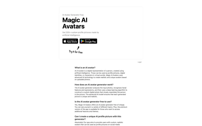 Magic AI Avatars Magic AI Avatars