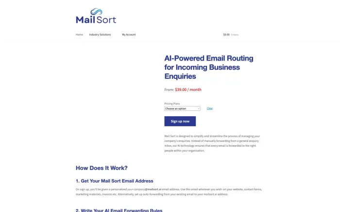 Mail Sort Mail Sort