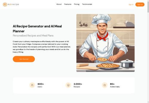 Personalized Meal Plan and Recipe Composer Personalized Meal Plan and Recipe Composer