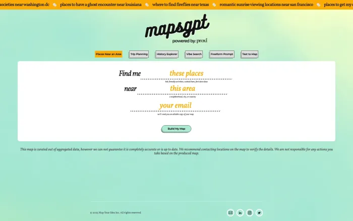 MapsGPT MapsGPT