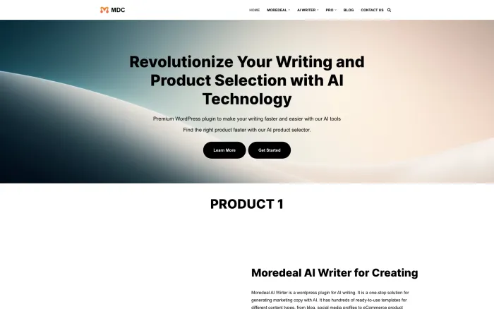 Moredeal AI Writer Moredeal AI Writer