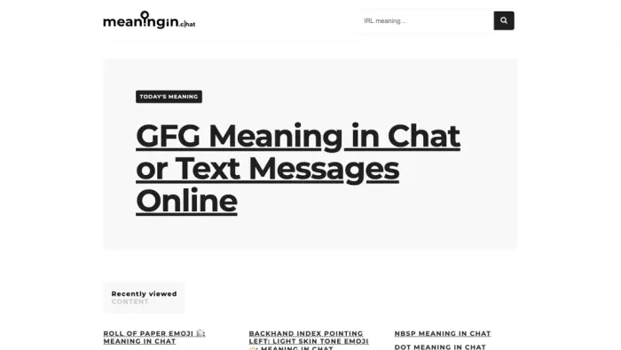 MeaningIn.Chat MeaningIn.Chat