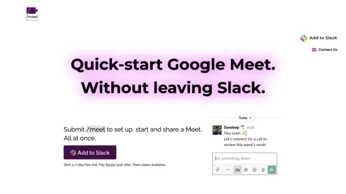 Meet AI for Slack Meet AI for Slack