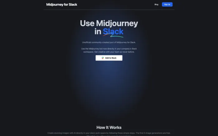 Midjourney for Slack Midjourney for Slack