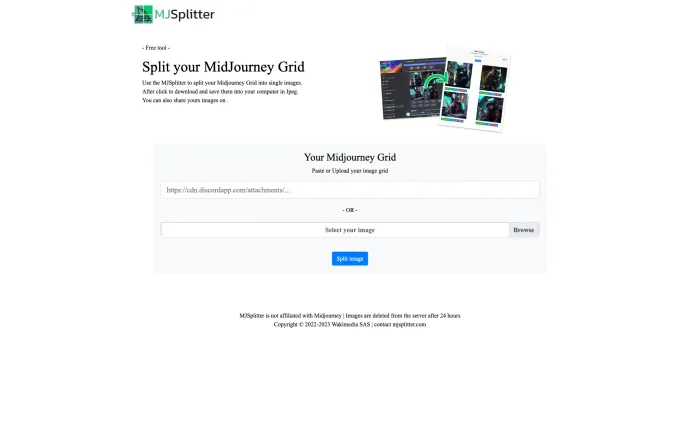 Midjourney Grid Splitter Midjourney Grid Splitter