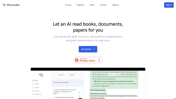 Myreader AI Myreader AI
