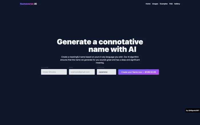 Nameverse AI Nameverse AI