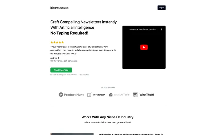 Neural Newsletters Neural Newsletters