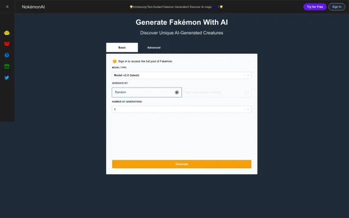 AI Pokemon generator AI Pokemon generator