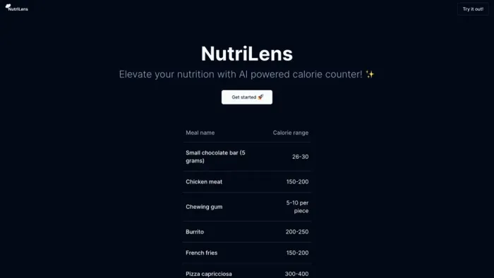 NutriLens NutriLens