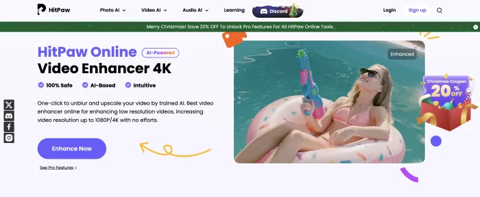 HitPaw Online Video Enhancer HitPaw Online Video Enhancer