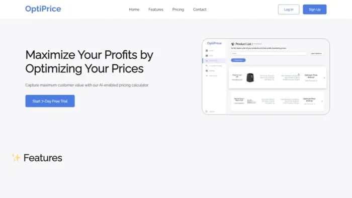 OptiPrice OptiPrice