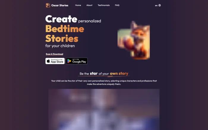 Oscar Bedtime Stories Oscar Bedtime Stories