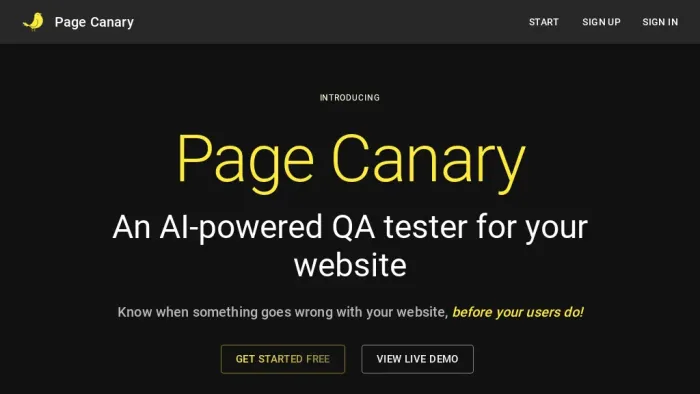 Page Canary Page Canary