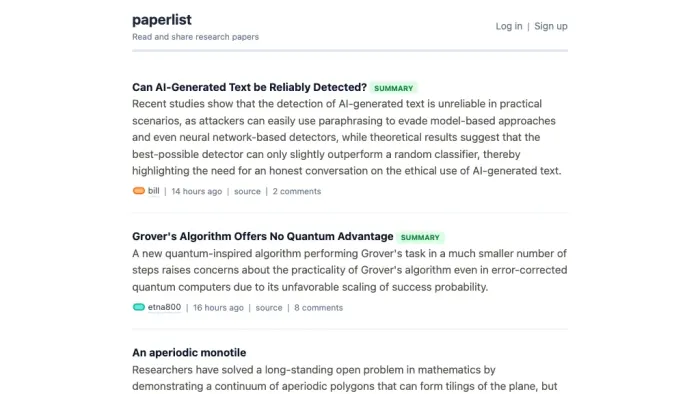 PaperList PaperList