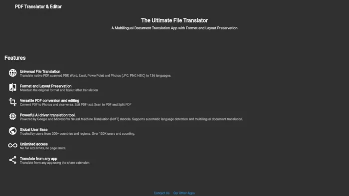 PDF Translator & Editor PDF Translator & Editor