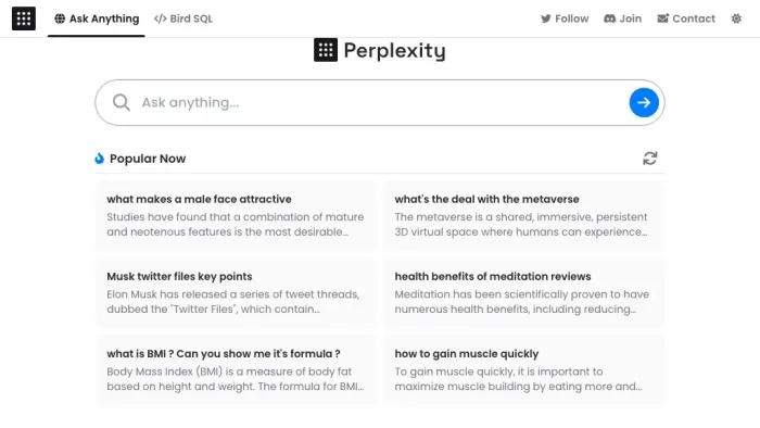 Perplexity AI Perplexity AI