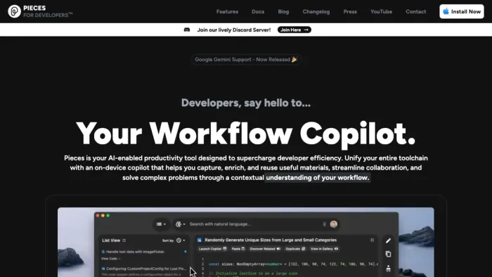 Pieces for Developers Pieces for Developers