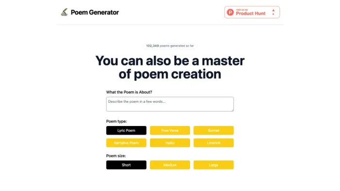 Poem Generator Art Poem Generator Art