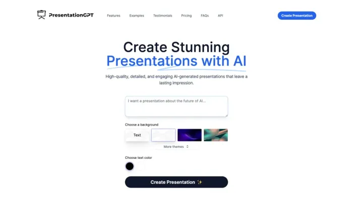 PresentationGPT PresentationGPT