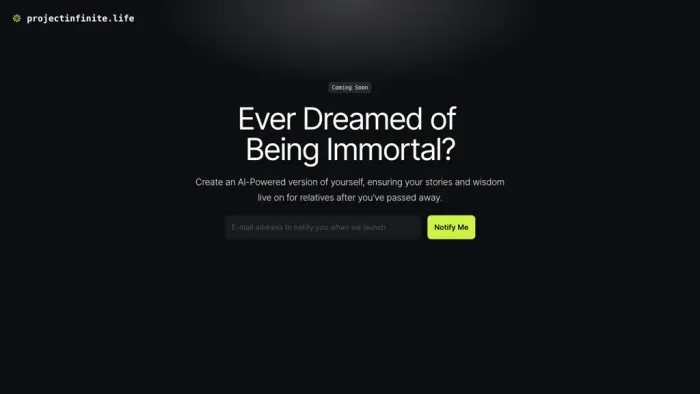 Project Infinite Life Project Infinite Life