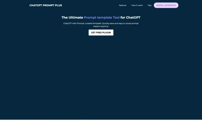 Prompt Plus Prompt Plus