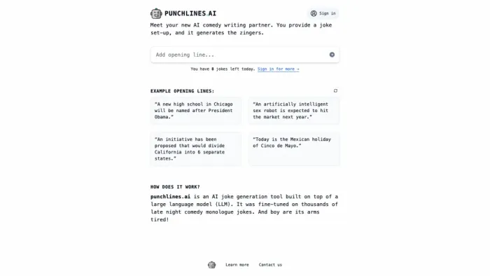 Punchlines AI Punchlines AI