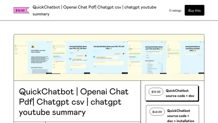 QuickChatbot QuickChatbot