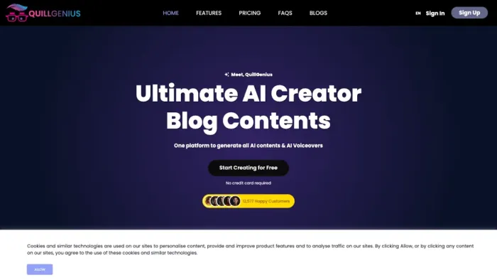 QuillGenius AI Copywriting Tool QuillGenius AI Copywriting Tool