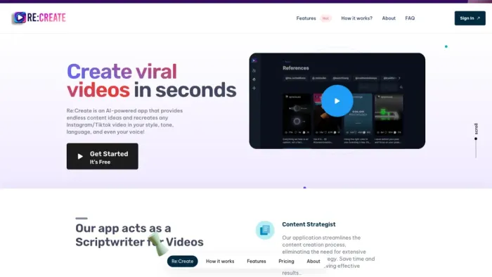 RE:Create Video RE:Create Video