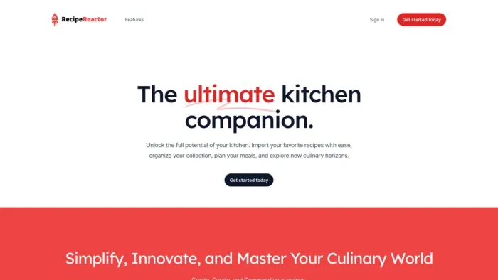 Recipe reactor Recipe reactor