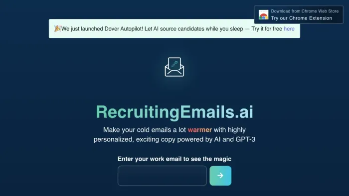 Recruiting Emails AI by Dover Recruiting Emails AI by Dover