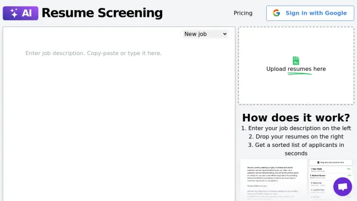 Resume Screening AI Resume Screening AI