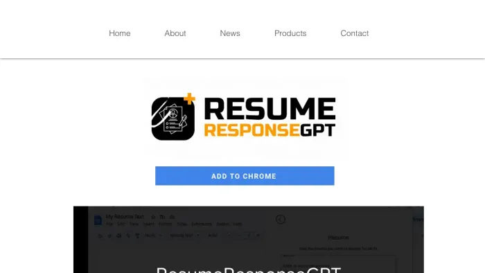 ResumeResponseGPT ResumeResponseGPT