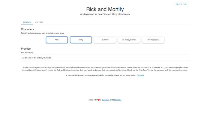 Rick and Mortify Rick and Mortify