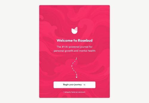 Rosebud - AI Journal for Personal Growth Rosebud - AI Journal for Personal Growth