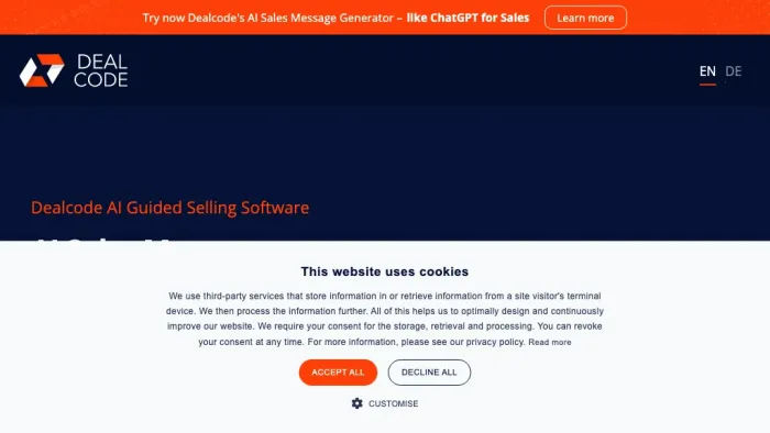 Sales AI message generator Sales AI message generator