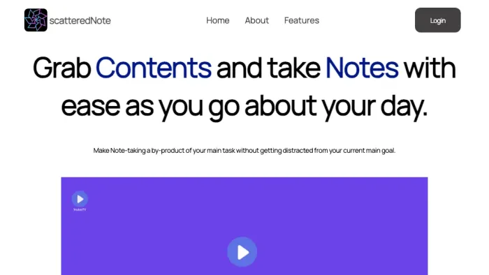 ScatteredNote ScatteredNote