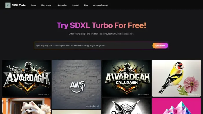 SDXL Turbo Playground SDXL Turbo Playground