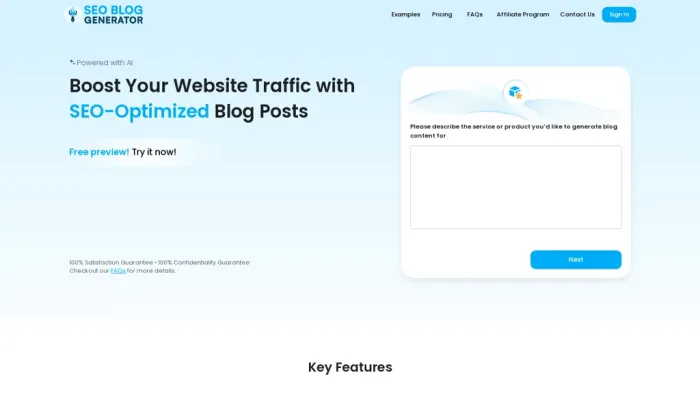 SEO Blog Generator SEO Blog Generator