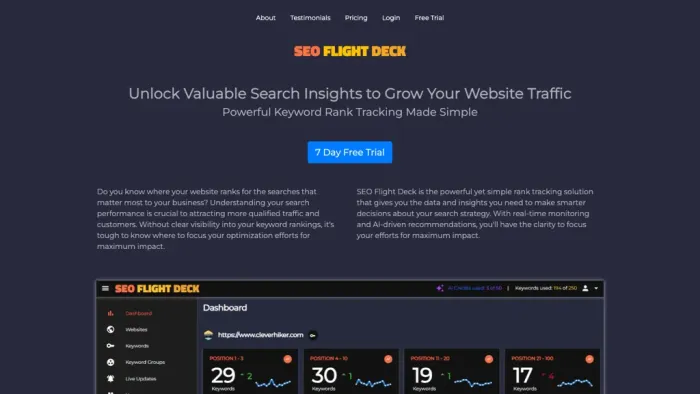 SEO Flight Deck SEO Flight Deck