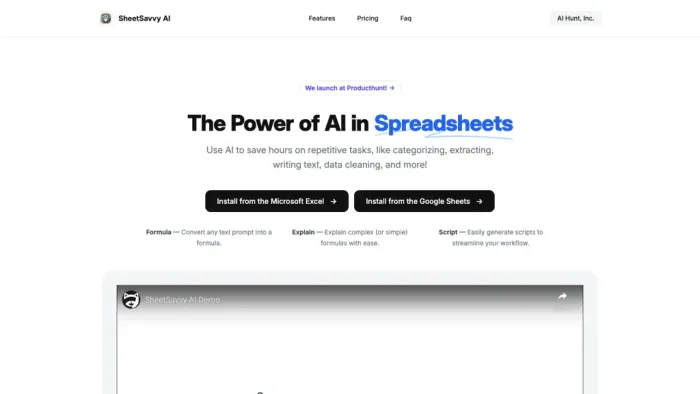 SheetSavvy AI SheetSavvy AI