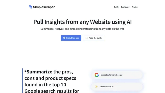 Simplescraper Simplescraper