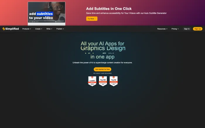 Simplified AI Writer Simplified AI Writer